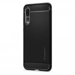 Spigen Rugged Armor - термополиуретанов кейс с висока степен на защита за Huawei P20 Pro (черен) 9