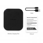 Spigen Essential F302W Wireless Charging Pad (5W)- поставка (пад) за безжично зареждане за QI съвместими смартфони (черен) 4