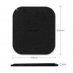 Spigen Essential F302W Wireless Charging Pad (5W)- поставка (пад) за безжично зареждане за QI съвместими смартфони (черен) 8