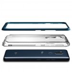 Verus Crystal Bumper Case - хибриден удароустойчив кейс за LG G7 (син-прозрачен) 4