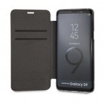 Guess Flower Desire Booktype Case - дизайнерски кожен калъф, тип портфейл за Samsung Galaxy S9 (кафяв) 2