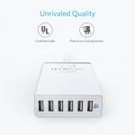 Anker PowerPort 6 Ports (60W) с PowerIQ и VoltageBoost - захранване с 6 x USB изхода за мобилни телефони и таблети (бял) 4
