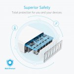 Anker PowerPort 6 Ports (60W) с PowerIQ и VoltageBoost - захранване с 6 x USB изхода за мобилни телефони и таблети (бял) 3