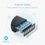Anker PowerPort 6 Ports (60W) с PowerIQ и VoltageBoost - захранване с 6 x USB изхода за мобилни телефони и таблети (черен) 4