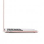 Moshi iGlaze Case - матиран предпазен кейс за MacBook Pro 13 Touch Bar (розов-прозрачен) 2