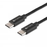 4smarts Fast Car Charger Set iPD - зарядно за кола с USB-C кабел за устройства с USB-C порт (черен) 4