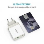 Anker PowerPort+ 1 18W Quick Charge 3.0 USB Charger с PowerIQ - захранване за ел. мрежа с USB изход и технология за бързо зареждане (бял) 5