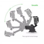 iOttie Easy One Touch GoPro Suction Cup Mount - вакуумна поставка за автомобил, ветроходка и моторна лодка съвместима с GoPro (черен) 4