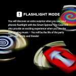 Elago Smart Spinner Case Crystal - поликарбонатов кейс (спинър) за iPhone XS, iPhone X 2