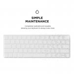 Elago Keyboard Skin - силиконов протектор за клавиатурата на MacBook Pro with Touch Bar (прозрачен-мат) 3