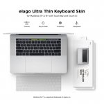 Elago Keyboard Skin - силиконов протектор за клавиатурата на MacBook Pro with Touch Bar (прозрачен-мат) 1