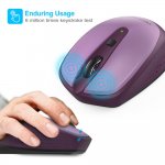 TeckNet M005 2.4G Wireless Mouse - малка безжична мишка (за Mac и PC) (лилава) 1