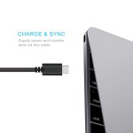 TeckNet TF010 3.0 USB-C to USB-A Female - USB-A OTG адаптер за устройства с USB-C порт (черен) 5