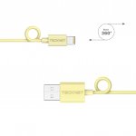 TeckNet P101 Apple MFi Certified Lightning to USB Cable 1m. - изключително здрав и качествен Lightning кабел за iPhone, iPad, iPod с Lightning (1 метър) (жълт) 2
