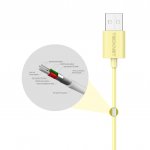 TeckNet P101 Apple MFi Certified Lightning to USB Cable 1m. - изключително здрав и качествен Lightning кабел за iPhone, iPad, iPod с Lightning (1 метър) (жълт) 1