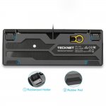 TeckNet X705 LED Illuminated Gaming Keyboard - геймърска клавиатура с LED подсветка (за PC) 2
