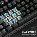 TeckNet X705 LED Illuminated Gaming Keyboard - геймърска клавиатура с LED подсветка (за PC) 5
