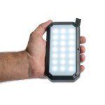 4smarts Solar Power Bank TitanPack 8000mAh - соларна удароустойчива външна батерия с три USB изхода и LED фенер  1