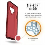 Urban Armor Gear Plyo Case - удароустойчив хибриден кейс за Samsung Galaxy Note 9 (червен) 2