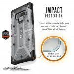 Urban Armor Gear Plasma - удароустойчив хибриден кейс за Samsung Galaxy Note 9 (прозрачен) 2