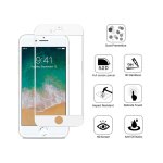 Premium Full Glue 5D Tempered Glass - обхващащо и ръбовете стъклено защитно покритие за дисплея на iPhone 8 Plus, iPhone 7 Plus (бял) 1