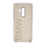 BMW Signature Silicone Hard Case - твърд силиконов кейс за Samsung Galaxy S9 Plus (бежов) 1