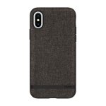 Incipio Carnaby Case Design Series - дизайнерски удароустойчив кейс за iPhone XS, iPhone X (сив) 3