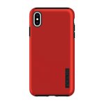 Incipio DualPro Case - удароустойчив хибриден кейс за iPhone XS Max (червен) 3