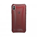 Urban Armor Gear Plyo Case - удароустойчив хибриден кейс за iPhone XS Max (червен) 1