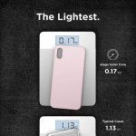 Elago Inner Core Case - тънък полипропиленов кейс (0.3 mm) за iPhone XS (розов) 2