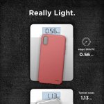 Elago Slim Fit Case - качествен поликарбонатов кейс за iPhone XS (светлочервен) 2