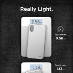 Elago Slim Fit Case - качествен поликарбонатов кейс за iPhone XS (бял) 2