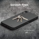 Elago Slim Fit Case - качествен поликарбонатов кейс за iPhone XR (черен-мат) 3