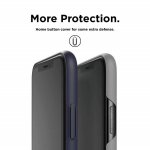 Elago Slim Fit Case - качествен поликарбонатов кейс за iPhone XR (тъмносин) 7
