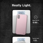 Elago Slim Fit Case - качествен поликарбонатов кейс за iPhone XR (розов) 2