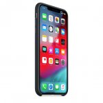 Apple Silicone Case - оригинален силиконов кейс за iPhone XS Max (черен) 4
