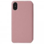 Krusell Pixbo 4 Card Slim Wallet Case - кожен калъф, тип портфейл за iPhone XS, iPhone X (розов) 2