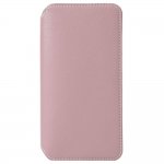 Krusell Pixbo 4 Card Slim Wallet Case - кожен калъф, тип портфейл за iPhone XS, iPhone X (розов) 1