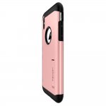 Spigen Slim Armor Case - хибриден кейс с поставка и най-висока степен на защита за iPhone XS, iPhone X (розово злато) 5