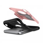 Spigen Slim Armor Case - хибриден кейс с поставка и най-висока степен на защита за iPhone XS, iPhone X (розово злато) 1