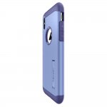Spigen Slim Armor Case - хибриден кейс с поставка и най-висока степен на защита за iPhone XS, iPhone X (лилав) 5