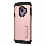 Spigen Tough Armor Case - хибриден кейс с най-висока степен на защита за Samsung Galaxy S9 (розово злато) 1