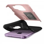 Spigen Tough Armor Case - хибриден кейс с най-висока степен на защита за Samsung Galaxy S9 (розово злато) 3