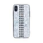 Bling My Thing Stripe TPU Jet Swarovski - силиконов (TPU) калъф с кристали Сваровски за iPhone XS, iPhone X (бял) 1