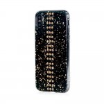 Bling My Thing Stripe TPU Gold Swarovski - силиконов (TPU) калъф с кристали Сваровски за iPhone XS, iPhone X (черен) 1