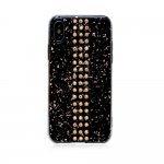 Bling My Thing Stripe TPU Gold Swarovski - силиконов (TPU) калъф с кристали Сваровски за iPhone XS, iPhone X (черен) 2