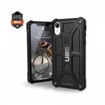 Urban Armor Gear Monarch Case - удароустойчив хибриден кейс за iPhone XR (черен-карбон) 5