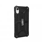 Urban Armor Gear Monarch Case - удароустойчив хибриден кейс за iPhone XR (черен-карбон) 2