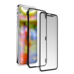 4smarts Second Glass Curved Easy-Assist - калено стъклено покритие с рамка за поставяне iPhone XS Max (прозрачен-черен) 1