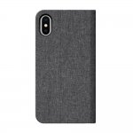Incipio Esquire Folio Case - текстилен калъф, тип папка за iPhone XS, iPhone X (сив) 1